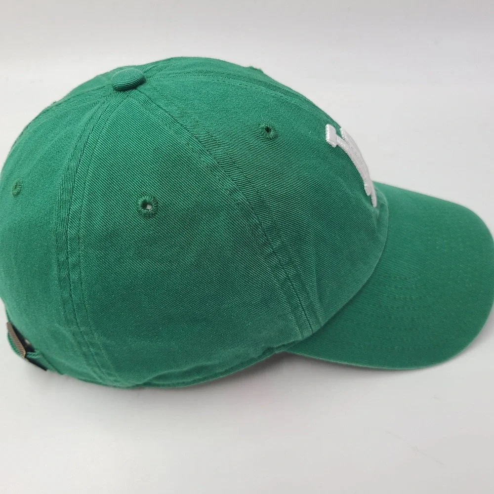 Los Angeles Dodgers Hat Strapback 47 Brand Clean Up Green White MLB Baseball Men